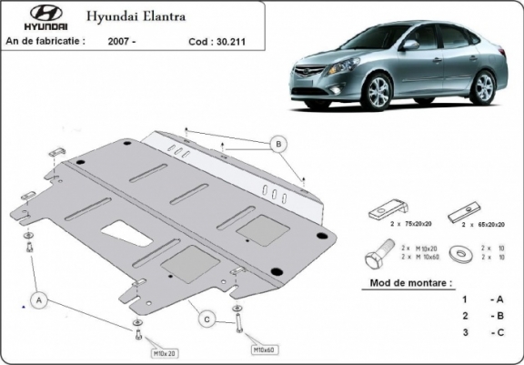 Scut motor metalic Hyundai Elantra