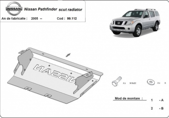 Scut radiator Nissan Pathfinder