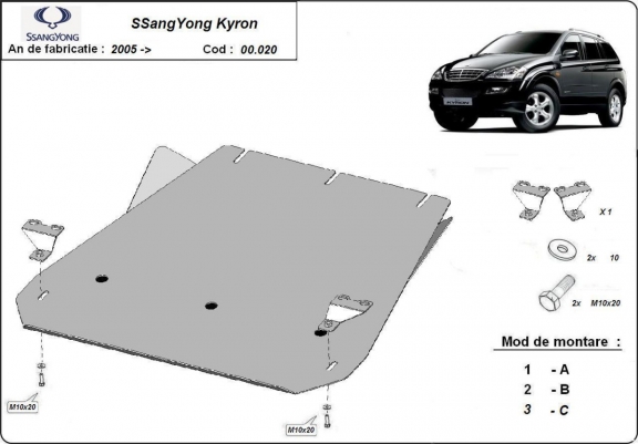 Scut cutie de viteză SsangYong Kyron