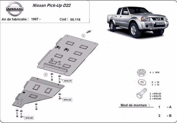 Scut cutie de viteză Nissan Pick Up (D22)