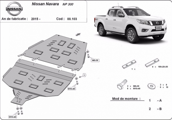 Scut cutie de viteză Nissan Navara NP300