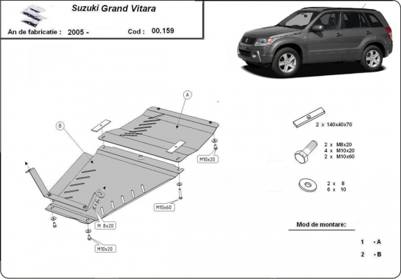 Scut cutie de viteză și diferențial Suzuki Grand Vitara