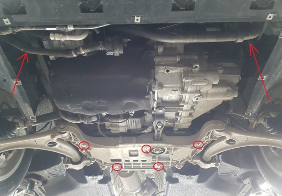 Scut motor metalic Audi Q3