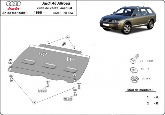 Scut cutie de viteză manuală Audi A6 Allroad