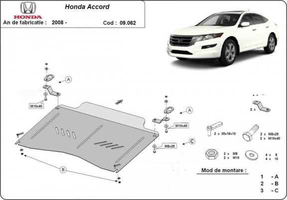 Scut motor metalic Honda Accord