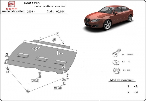 Scut cutie de viteză manuală Seat Exeo