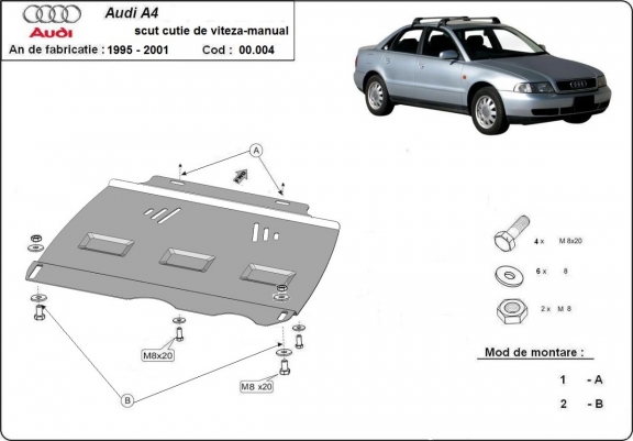 Scut cutie de viteză manuală Audi A4 B5