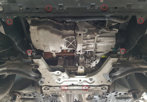 Scut motor metalic Mercedes Citan