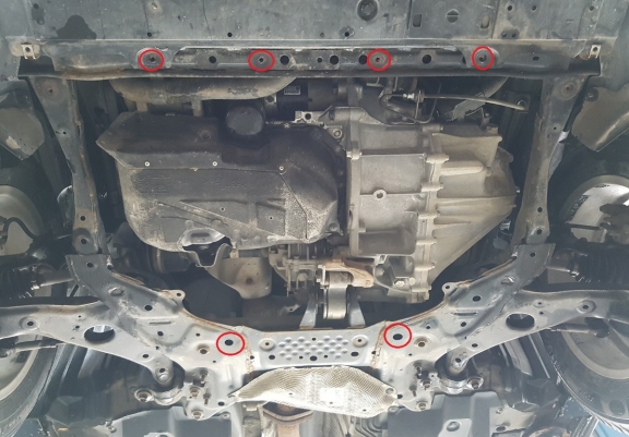 Scut motor metalic Mazda Axela