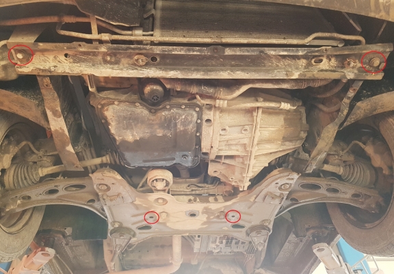 Scut motor metalic Renault Trafic