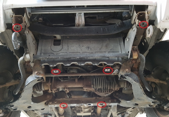 Scut motor metalic Mitsubishi Pajero III (V60, V70)