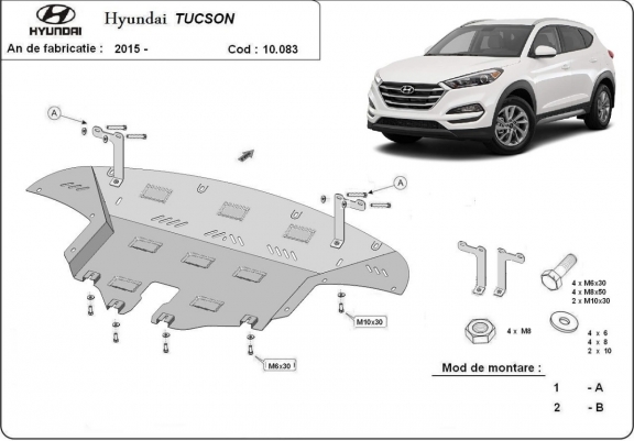 Scut motor metalic Hyundai Tucson