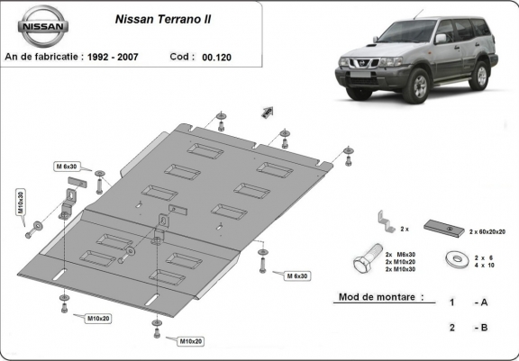 Scut cutie de viteză Nissan Terrano II 