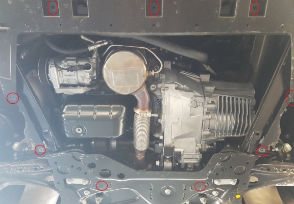 Scut motor metalic Opel Combo E
