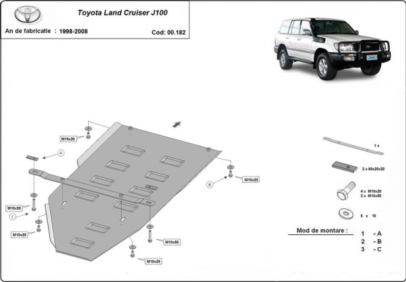 Scut cutie de viteză Toyota Land Cruiser J100
