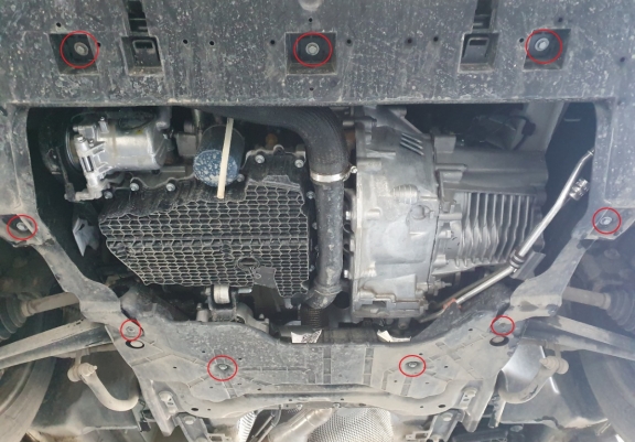Scut motor metalic Opel Vivaro