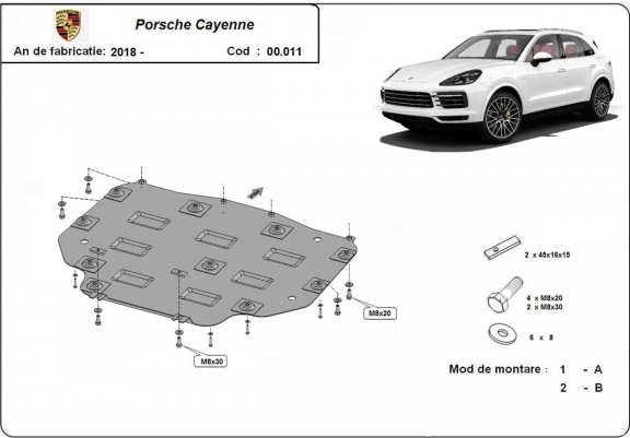 Scut cutie de viteză Porsche Cayenne