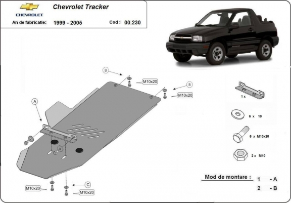 Scut cutie de viteză Chevrolet Tracker