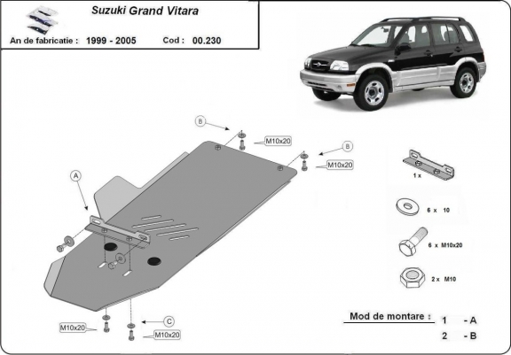 Scut cutie de viteză Suzuki Grand Vitara