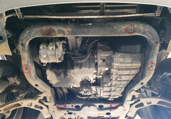 Scut motor metalic din aluminiu Volkswagen Transporter T6