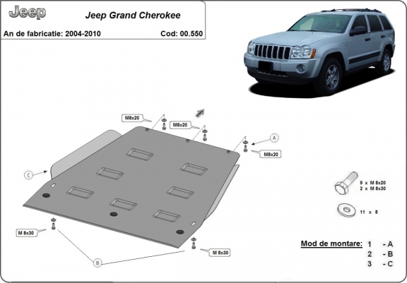 Scut cutie de viteză Jeep Grand Cherokee