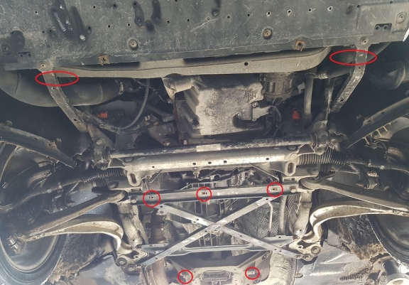 Scut motor metalic Audi A4 B8 All Road - benzină