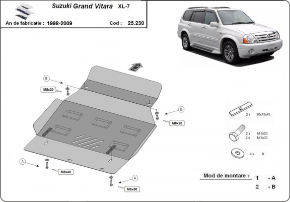 Scut motor metalic Suzuki Grand Vitara XL-7