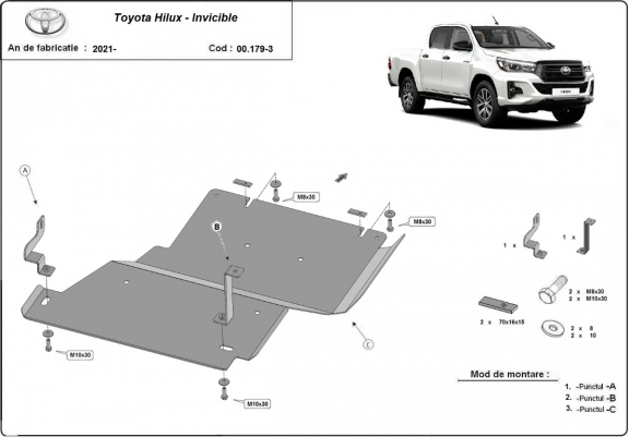 Scut reductor Toyota Hilux Invincible