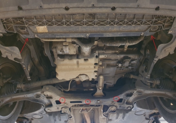 Scut motor metalic VW Taigo