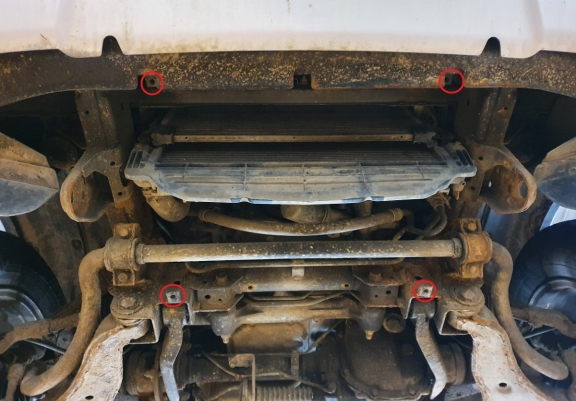 Scut radiator Fiat Fullback