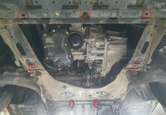 Scut motor metalic Renault Captur