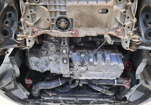Scut motor metalic VW Eos