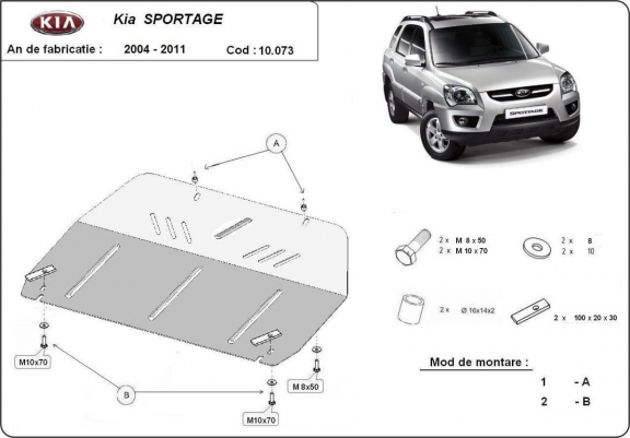 Scut motor metalic Kia Sportage