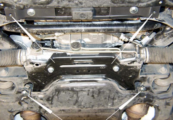 Scut motor metalic Mercedes E-Classe W211 - cutie de viteză automată