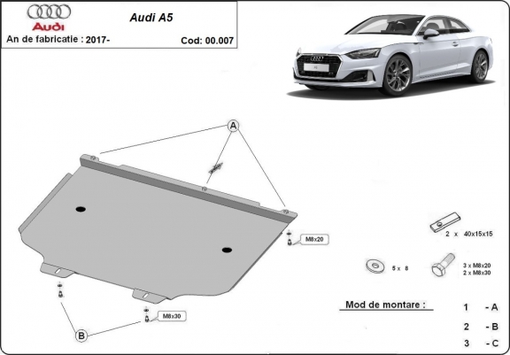 Scut cutie de viteză Audi A5