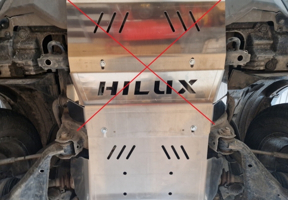 Scut motor din aluminiu Toyota Hilux Invincible