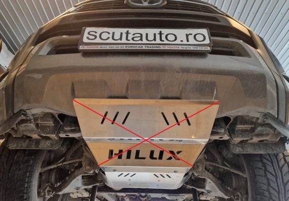 Scut motor din aluminiu Toyota Hilux Invincible