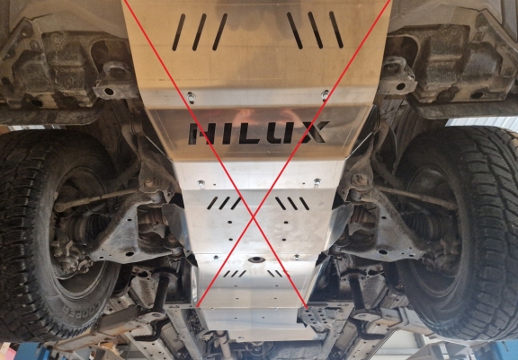 Scut reductor din aluminiu Toyota Hilux Invincible